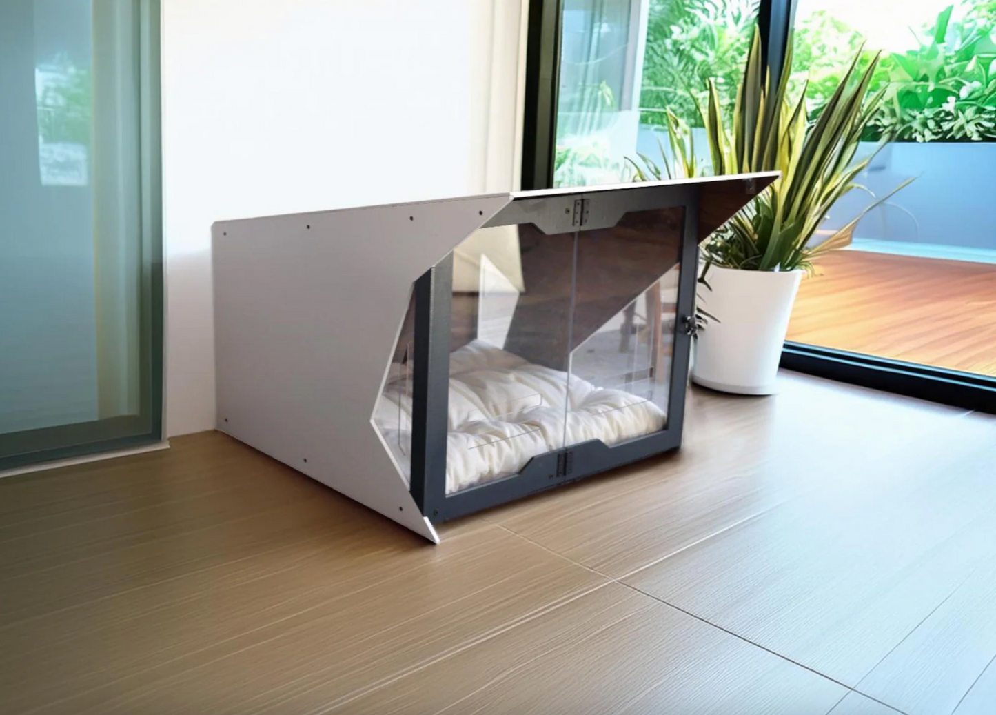 Master White Dog House