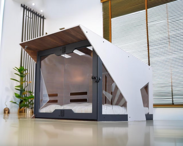 Master White Dog House