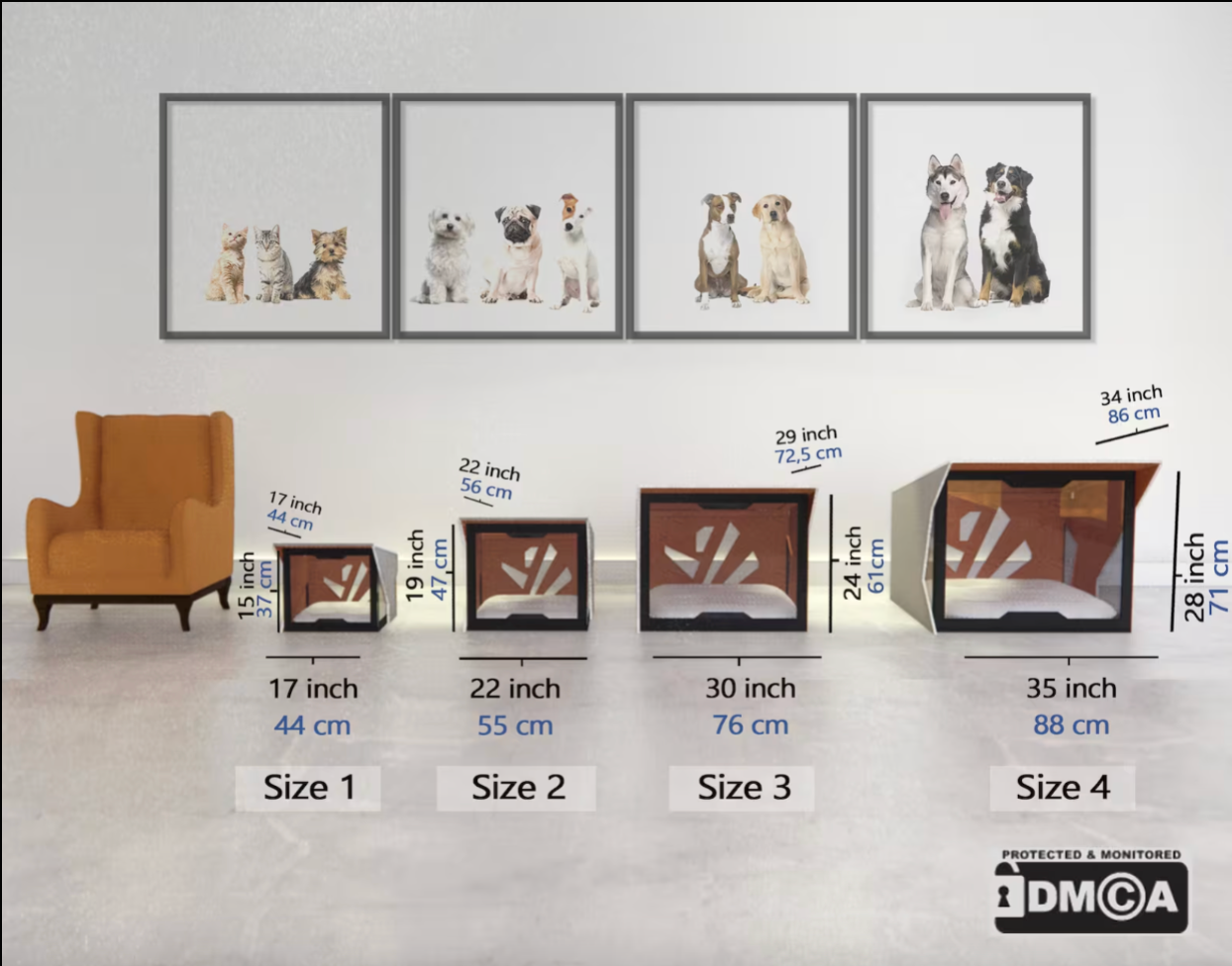 Master White Dog House