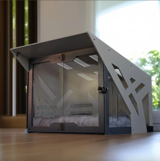 Master B Gray Dog House