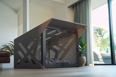 Master B Gray Dog House