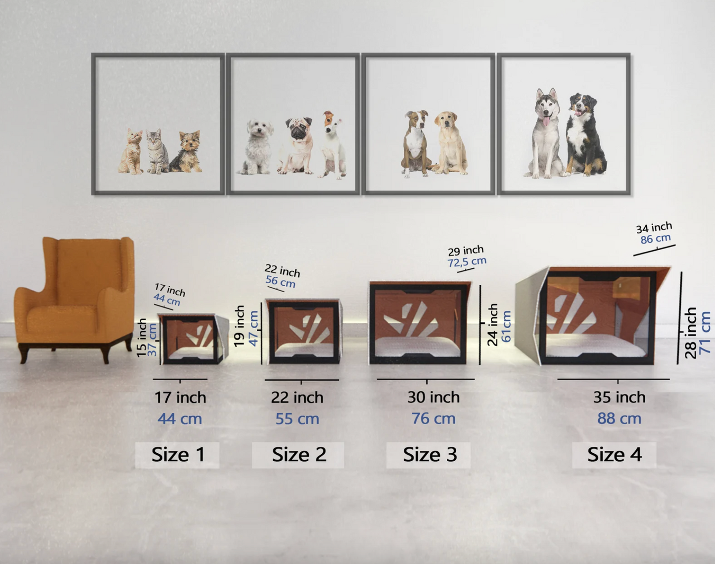 Master Dark Gray Dog House