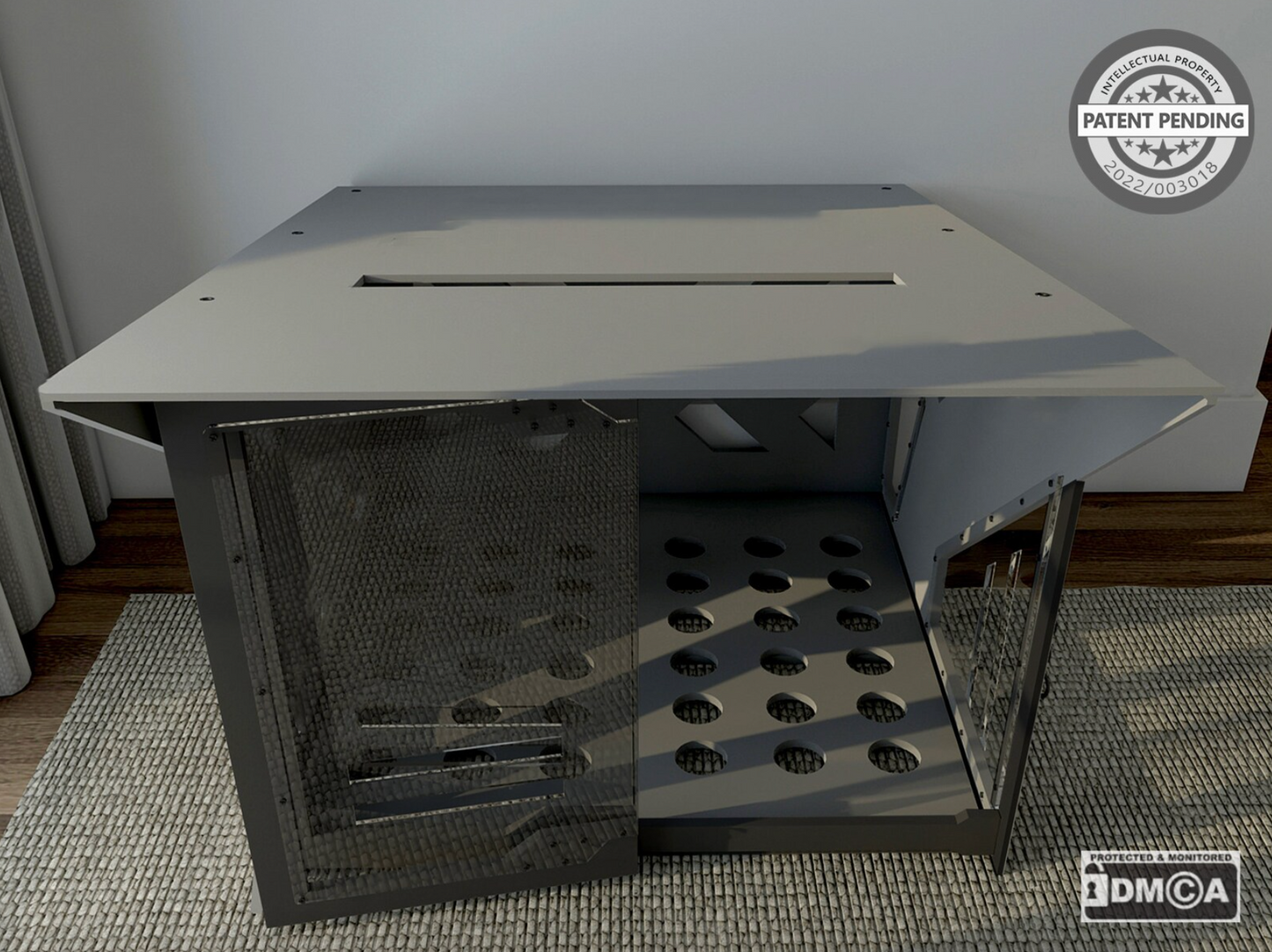 Master B Gray Dog House