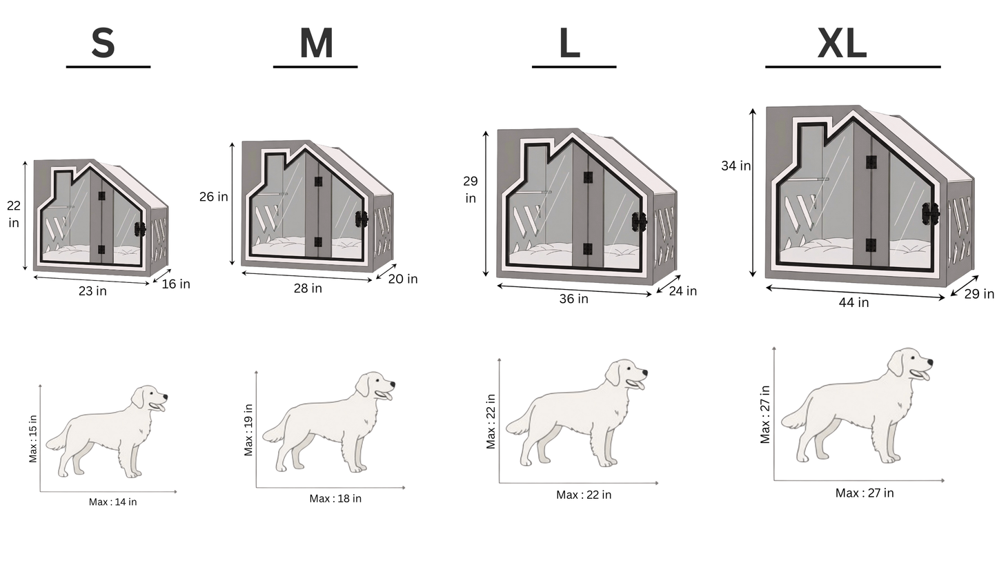 BCL  Dark Gray Dog House