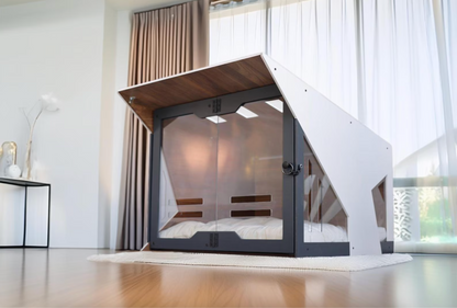 Master White Dog House