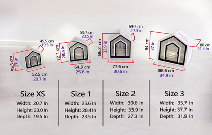 Mid White Indoor Dog House