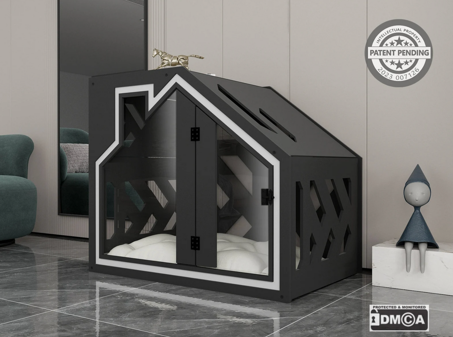 BCL  Dark Gray Dog House