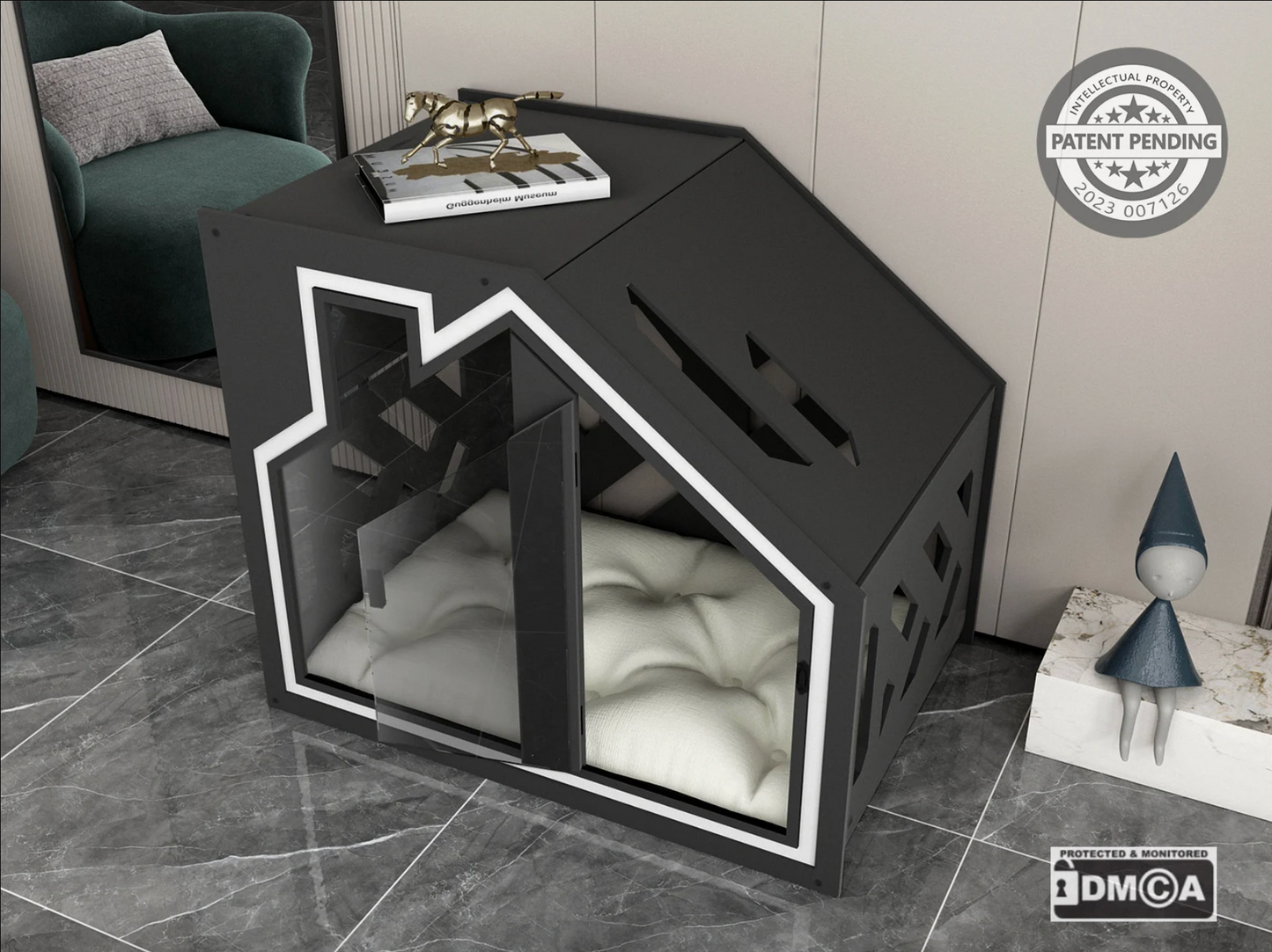 BCL  Dark Gray Dog House