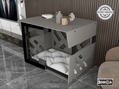 FOD Gray Indoor Dog Kennel