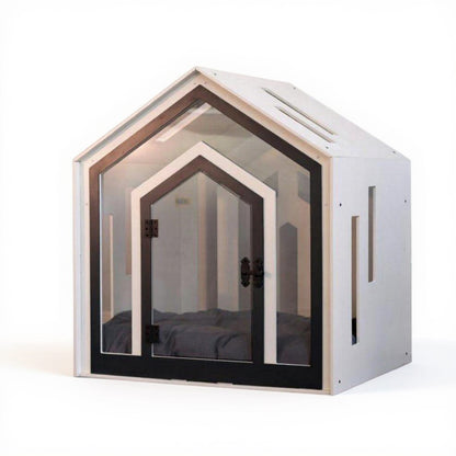 Mid White Indoor Dog House